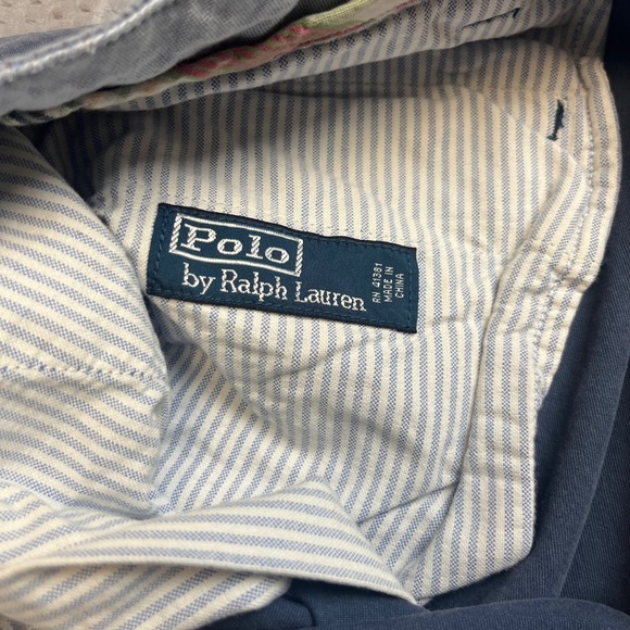 Polo Ralph Lauren Cricket Graphic Chino Shorts Mens Size 36 Navy Blue - Picture 7 of 11